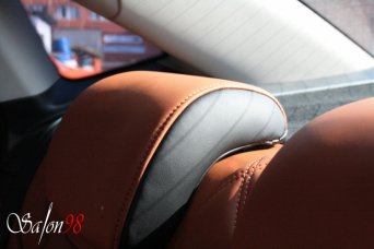 Перетяжка подголовников Ford. Salon98