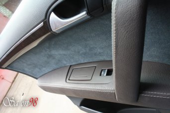 Перетяжка салона Alcantara Audi Q7. Salon98