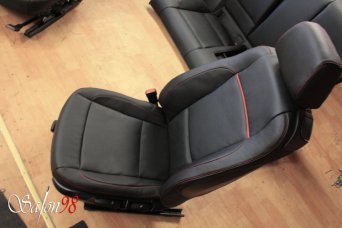 Перетяжка водительского сидения BMW. Salon98.ru